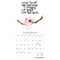 Live with Intention | 2026 7 x 14 Inch (Hanging) Monthly Mini Wall Calendar | Featuring the Artwork of Renee Locks